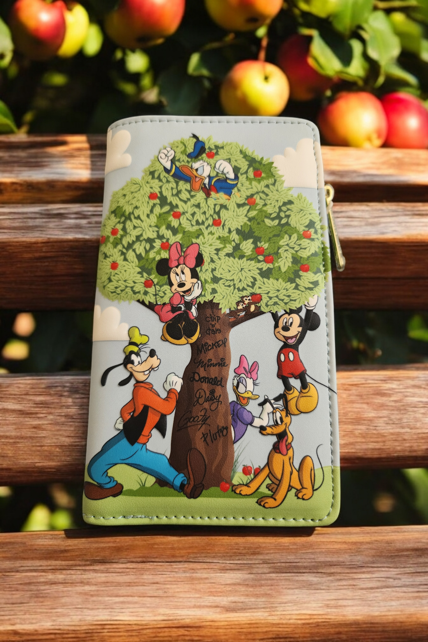 Loungefly Disney Mickey and Friends Apple Tree Wallet