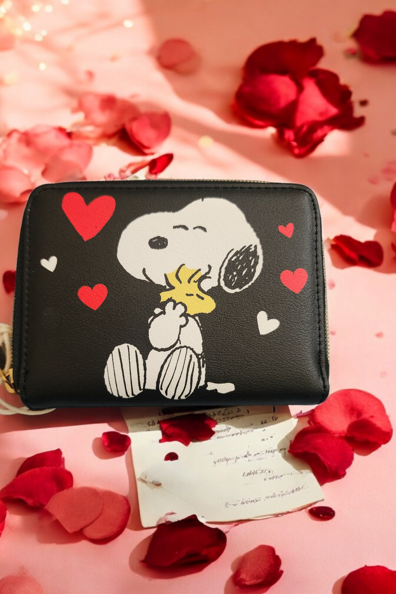 Loungefly Snoopy and Woodstock Valentine's Wallet