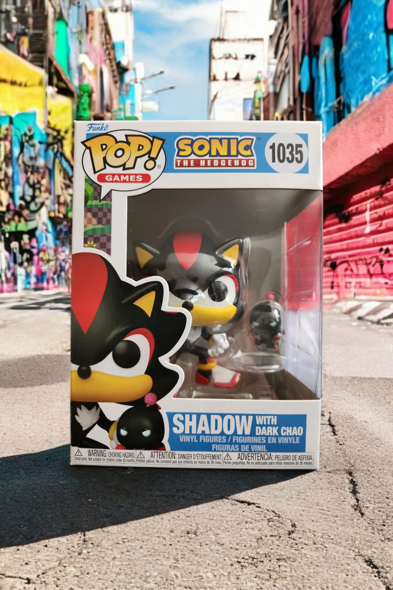 Funko Pop Sonic the Hedgehog Shadow with Dark Chao Figures