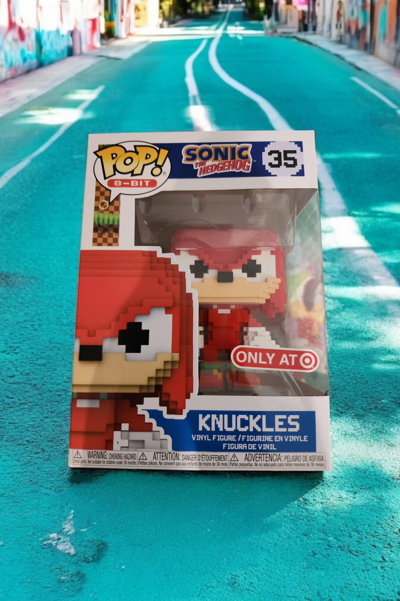 Funko Pop Exclusive Sonic the Hedgehog Knuckles 8-bit Figure