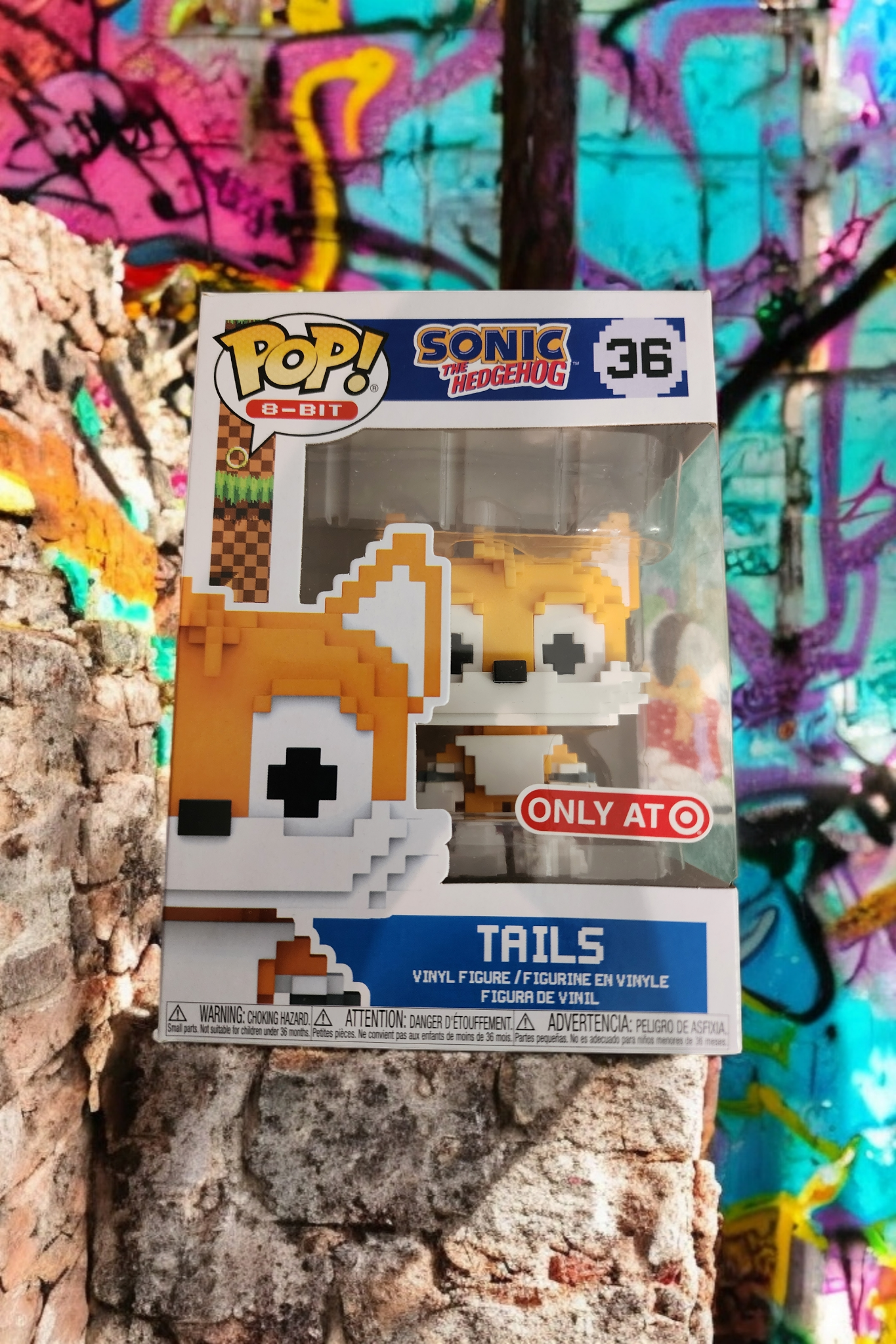 Funko Pop Exclusive Sonic the Hedgehog Tails 8-bit Figure