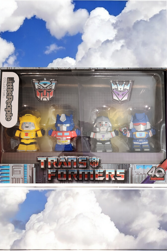 Fisher Price Little People 40th Anniversary Transformers Collector Figures Set