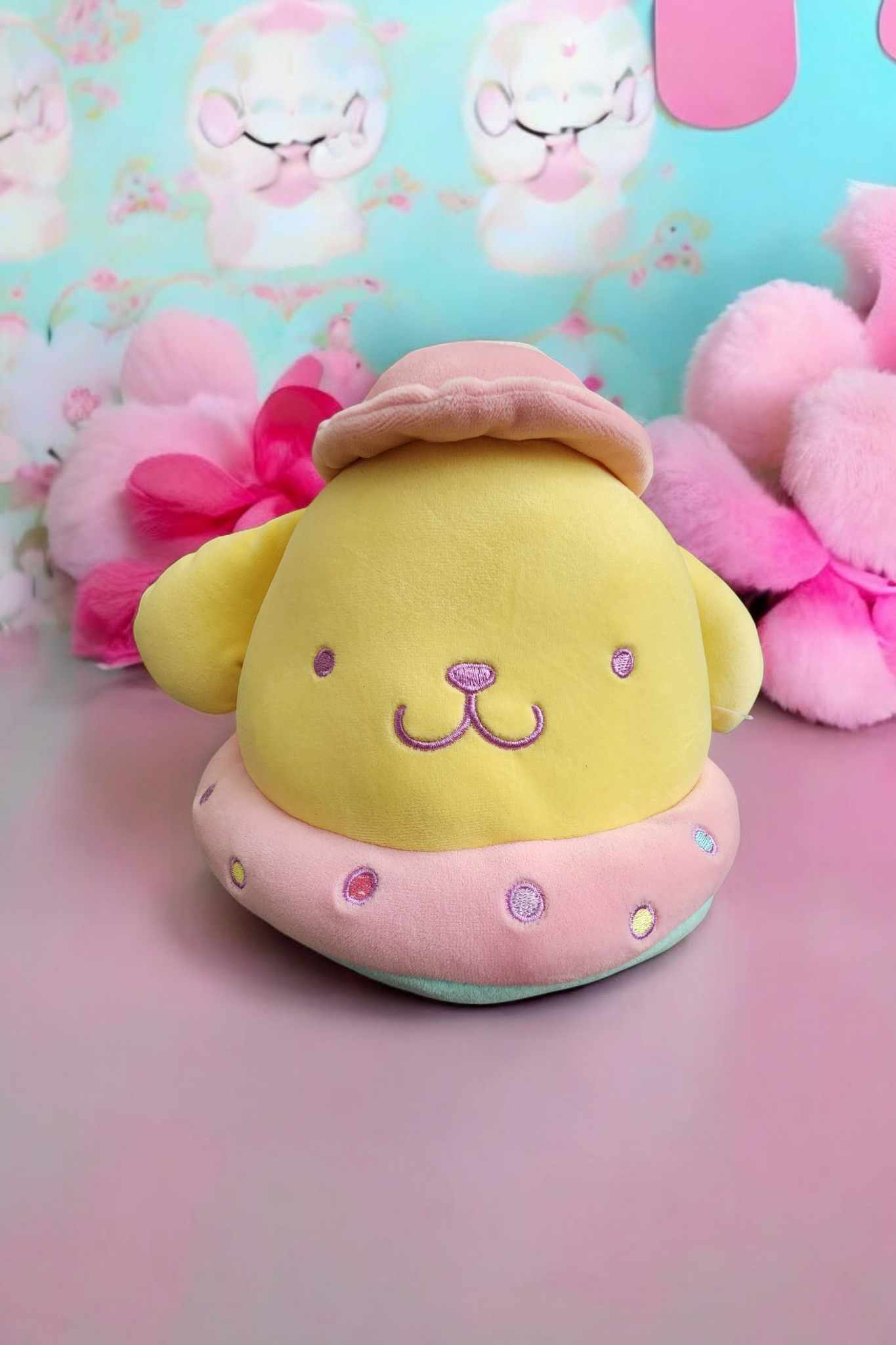 Hello Kitty and Friends Dreamland Pompompurin Squishmallows Plush