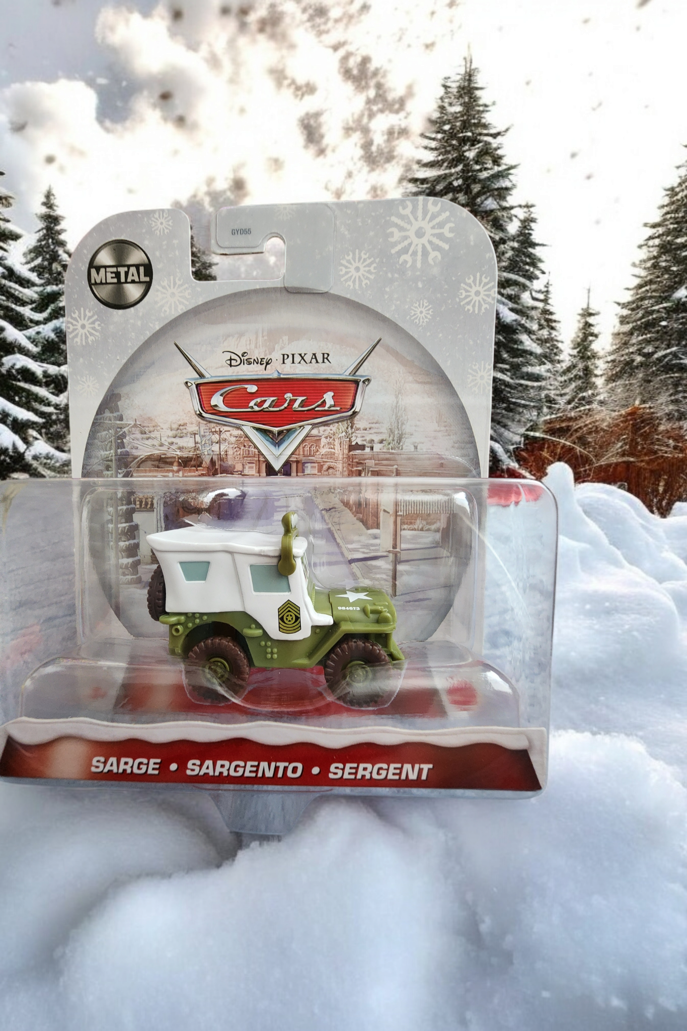 Disney Pixar Cars Wintertime Hot Wheels Car