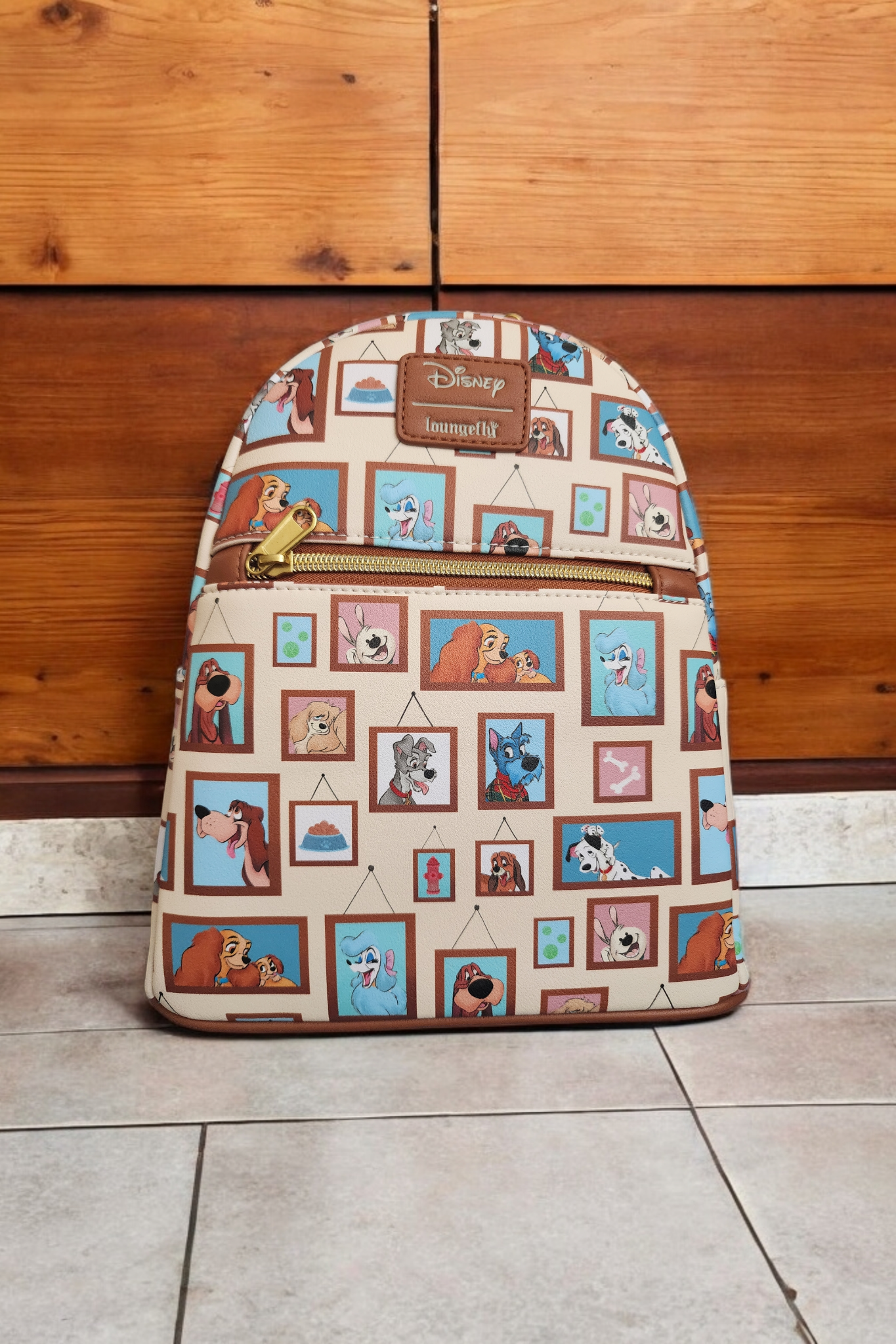 Loungefly Disney Movie Dogs Photo Gallery Backpack