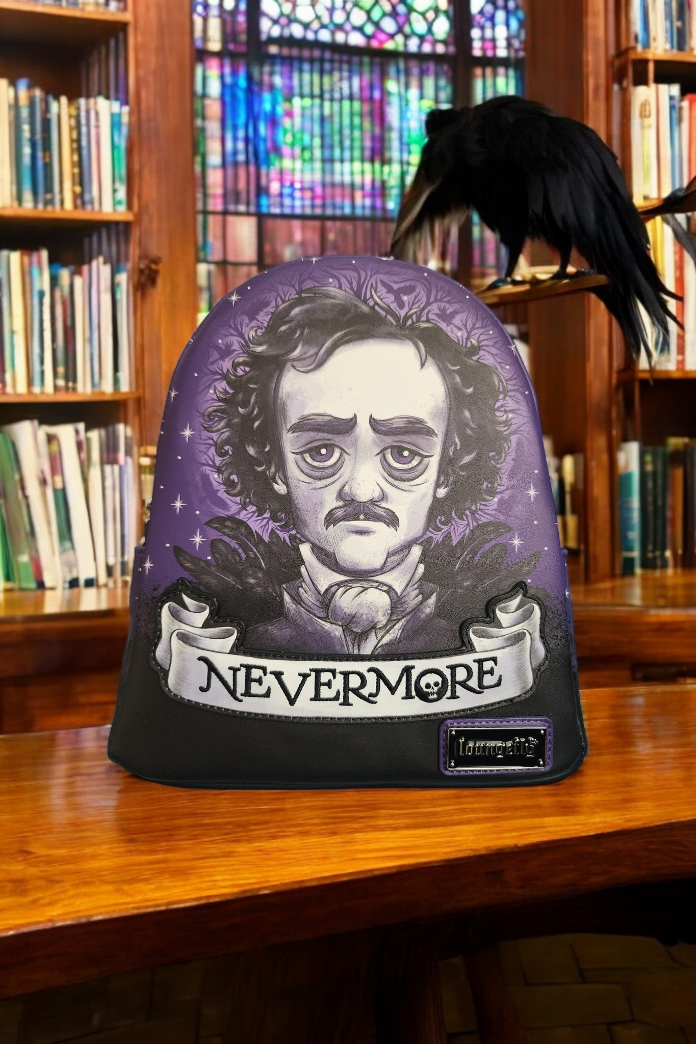 Loungefly Edgar Allen Poe Nevermore Exclusive Backpack