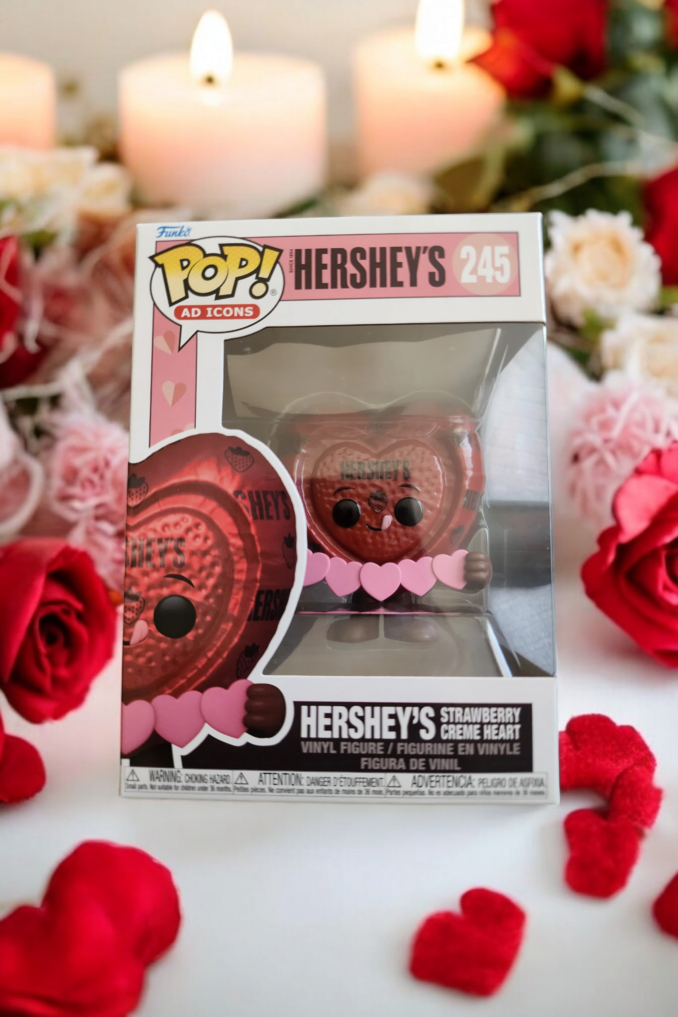 Funko Pop Hershey Strawberry Cream Heart Figure