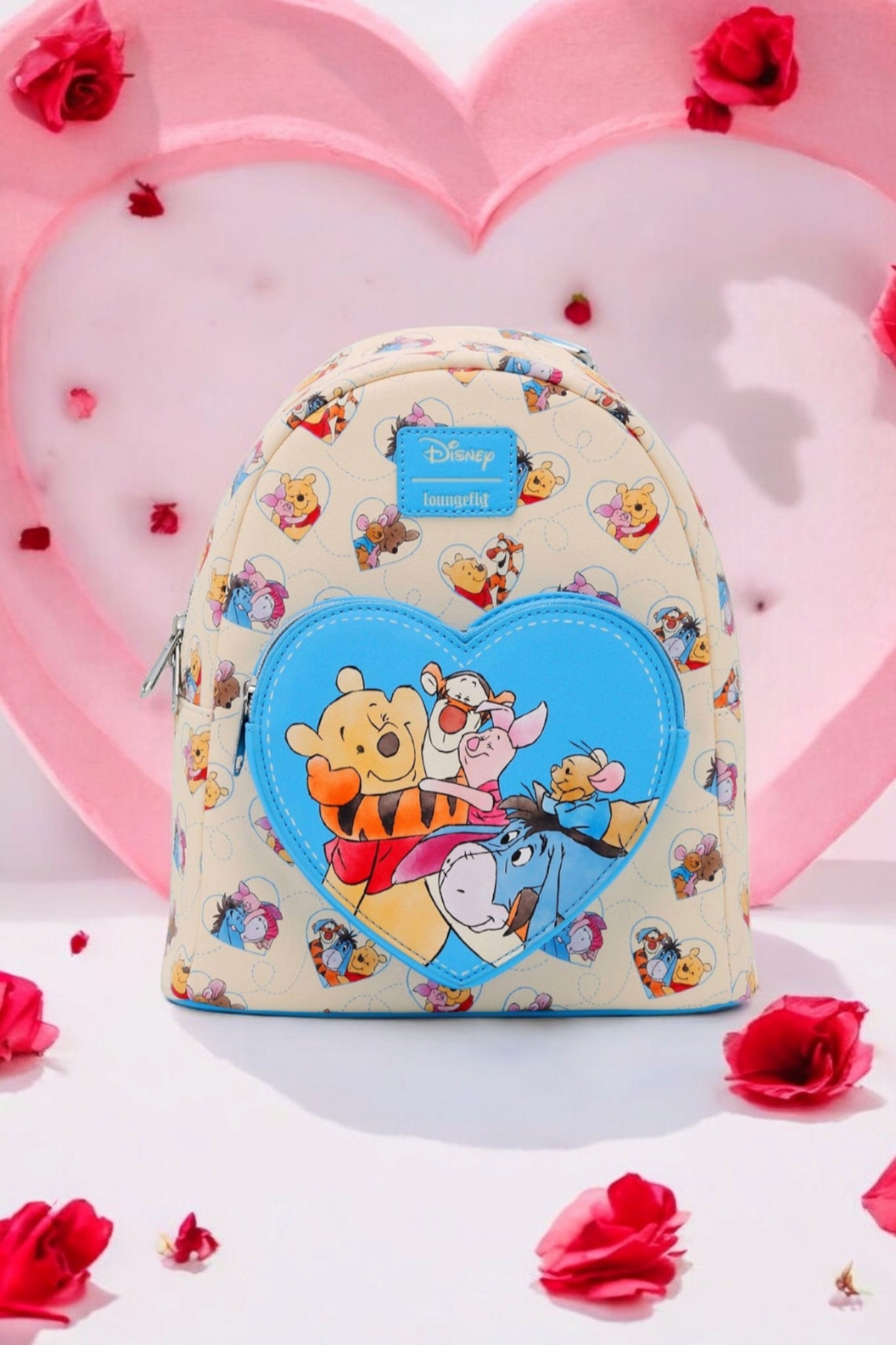 Loungefly Disney Winnie the Pooh and Friends Hugs and Hearts Backpack