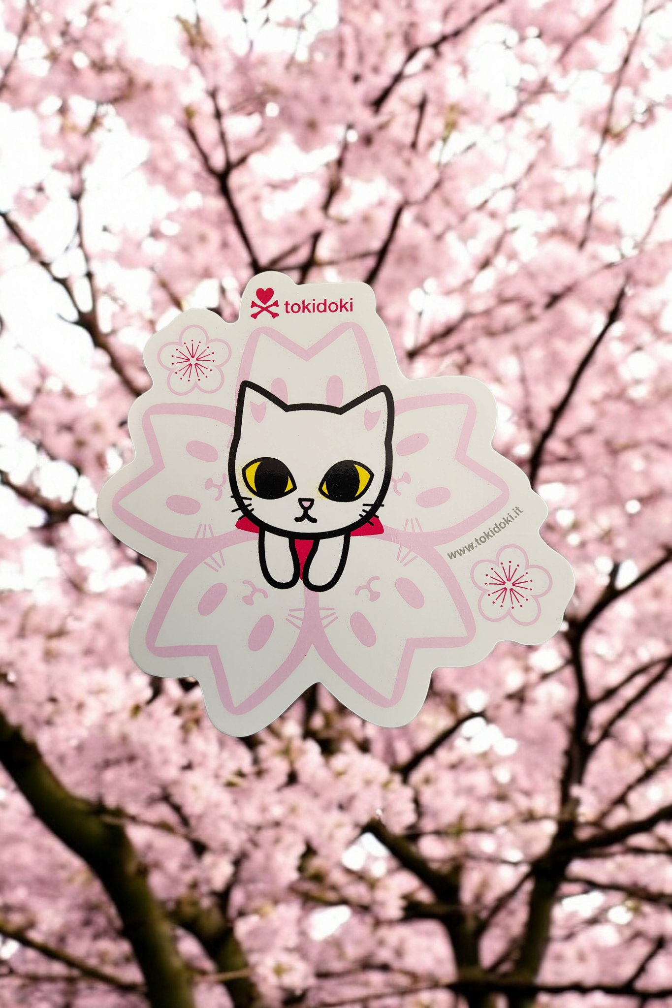 Tokidoki Kawaii Cherry Blossom Sticker