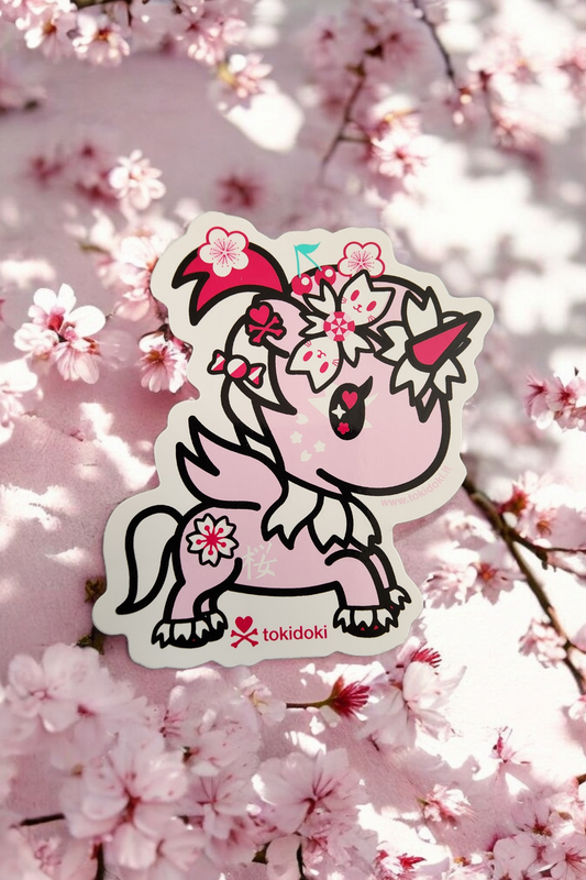 Tokidoki Unicorno Cherry Blossom Sticker