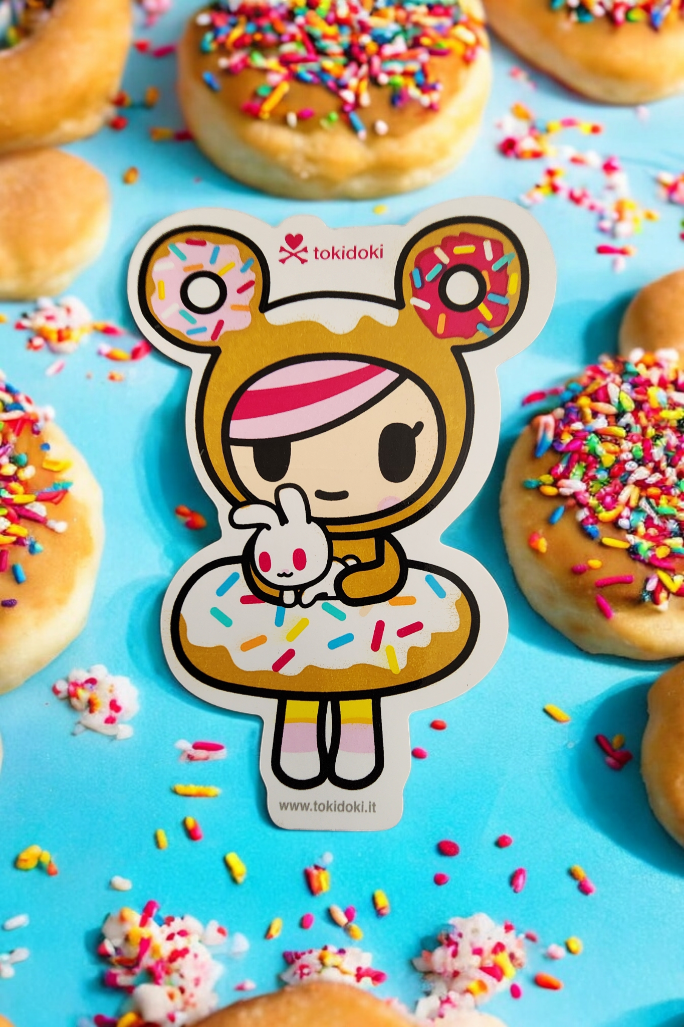 Tokidoki Donutella with Bunny Sticker