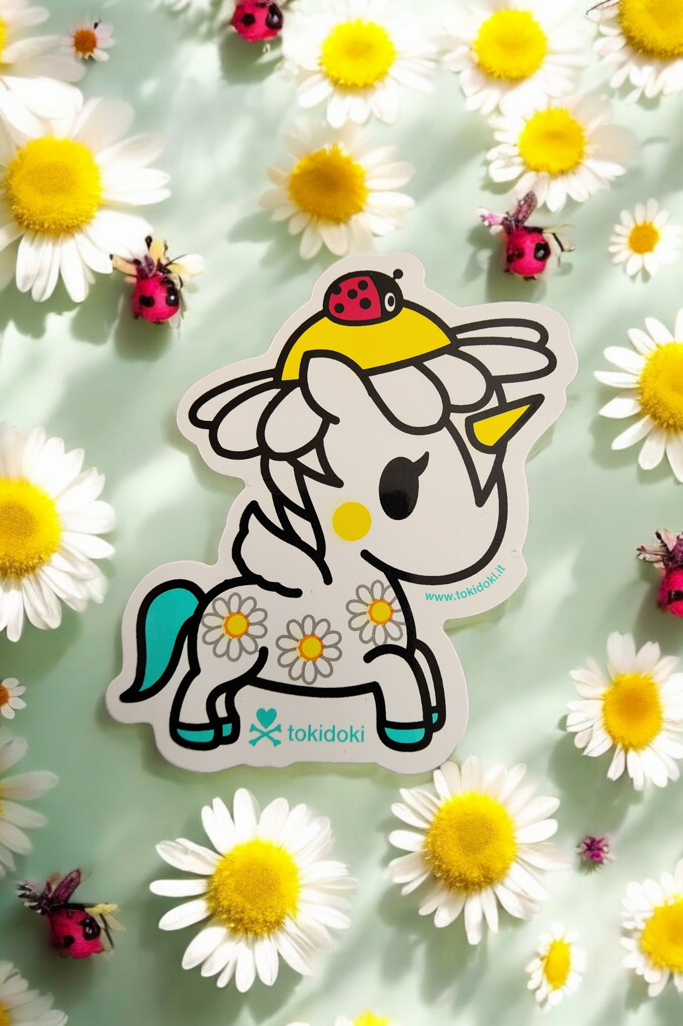 Tokidoki Unicorno Daisy Flower Sticker