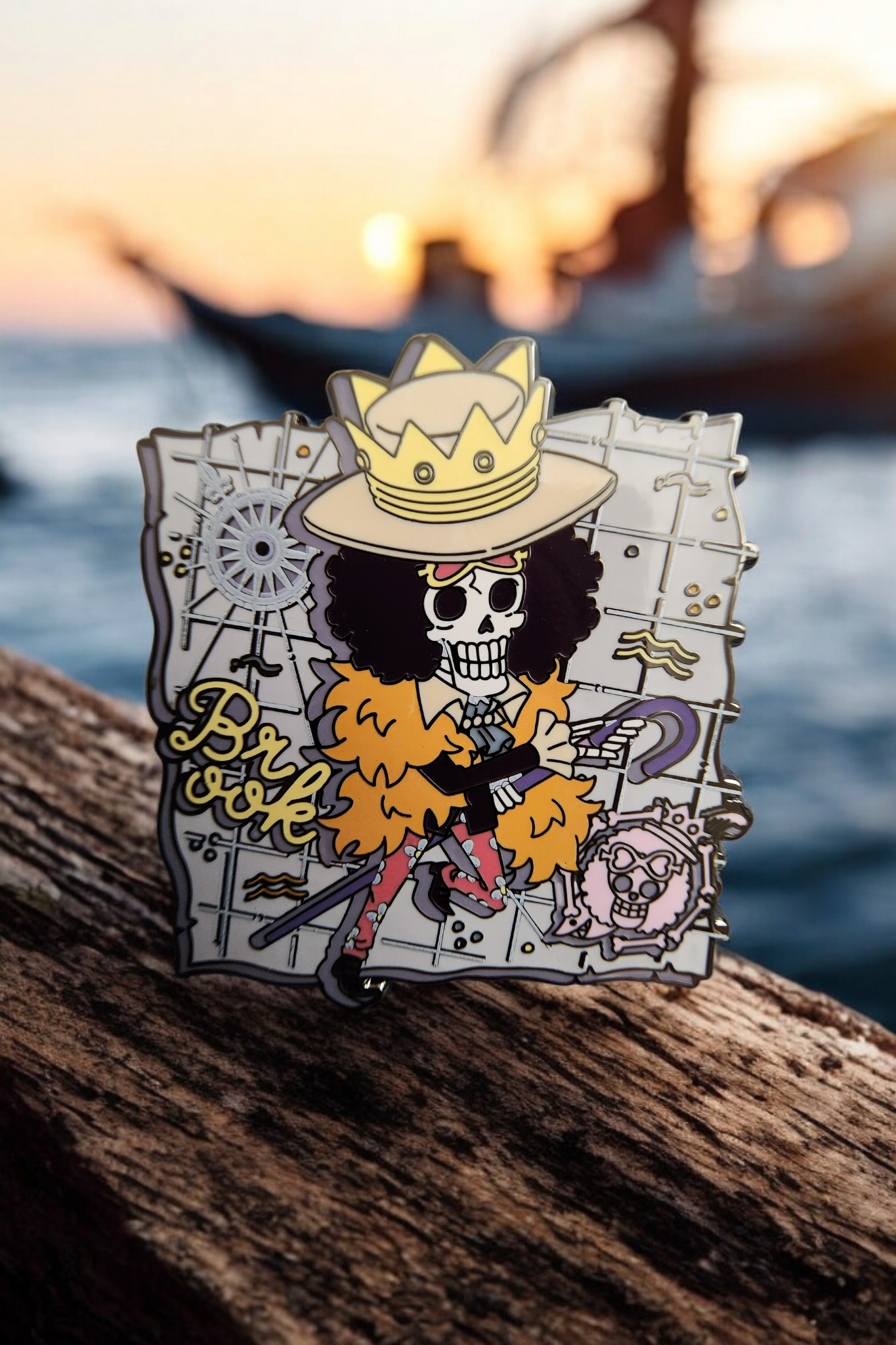 Loungefly One Piece Characters Map Mystery Pins