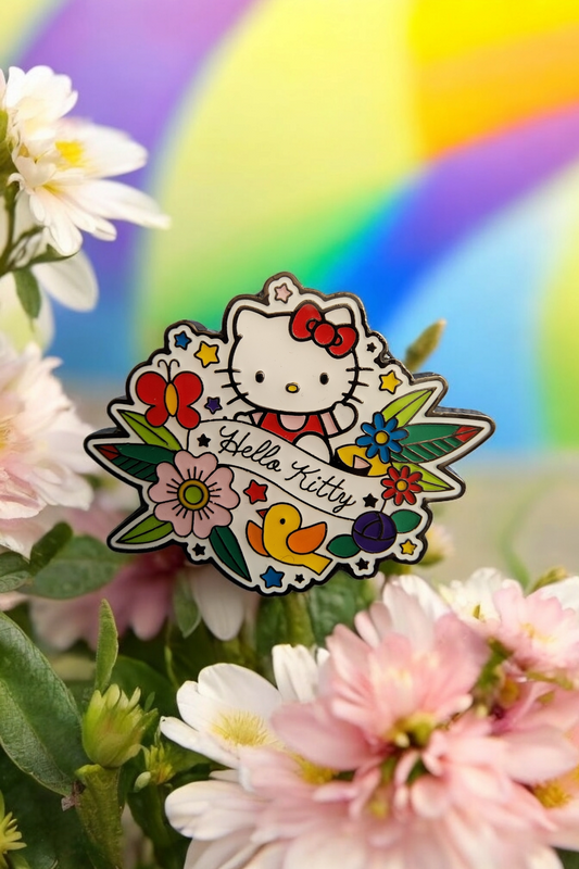 Loungefly Hello Kitty and Friends Floral Tattoo Mystery Pins