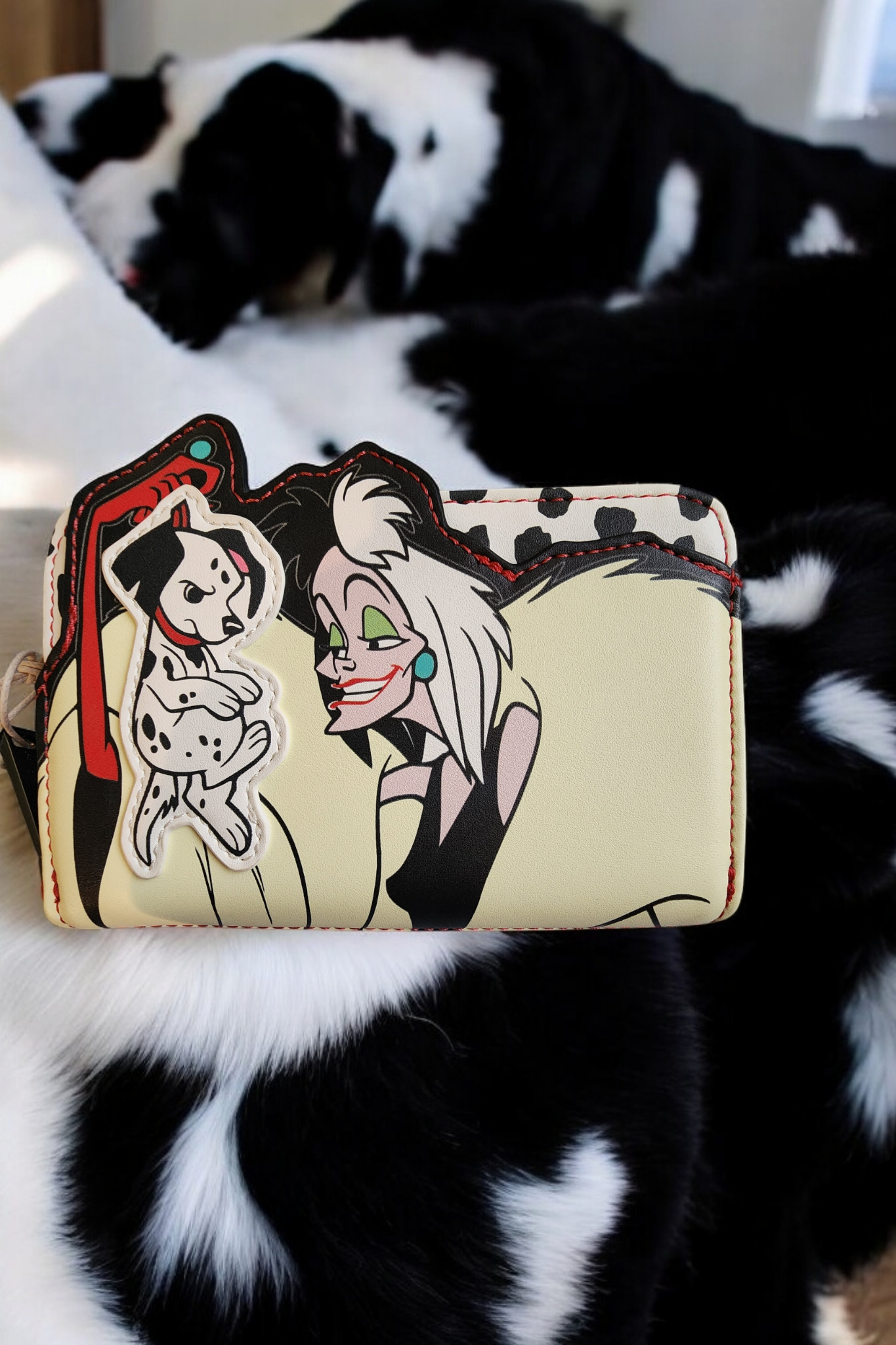 Loungefly Disney Cruella Deville and 101 Dalmatians Wallet