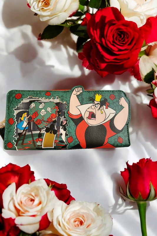 Loungefly Disney Queen of Hearts and Alice in Wonderland Wallet