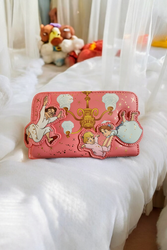 Loungefly Disney Peter Pan, Wendy, Michael and John Flying Wallet