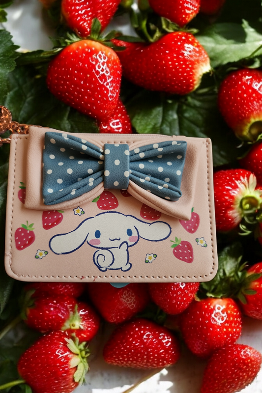 Hello Kitty Cinnamoroll Strawberries Card Holder