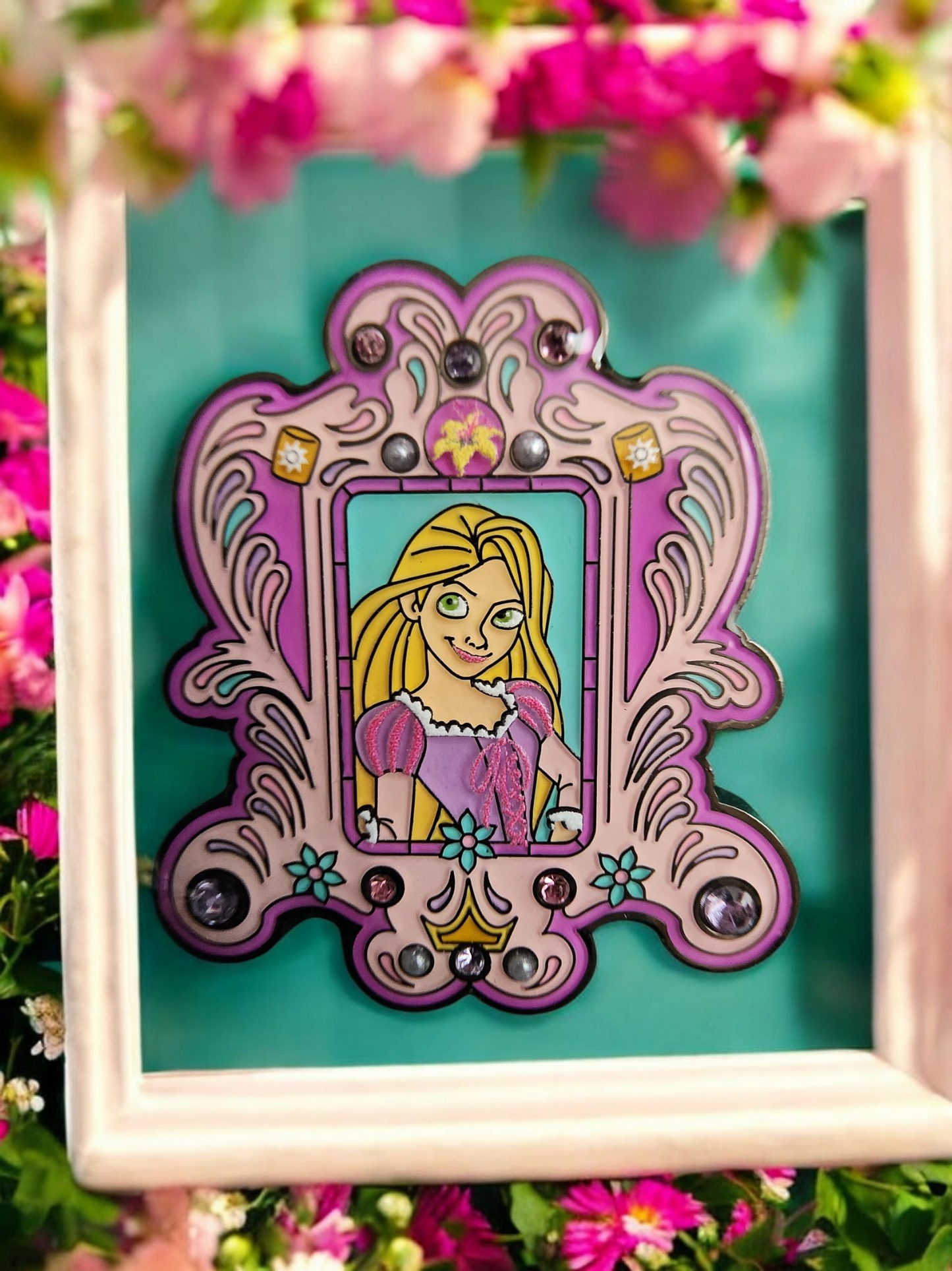 Loungefly Disney Princess Jeweled Portrait Frame Mystery Pins