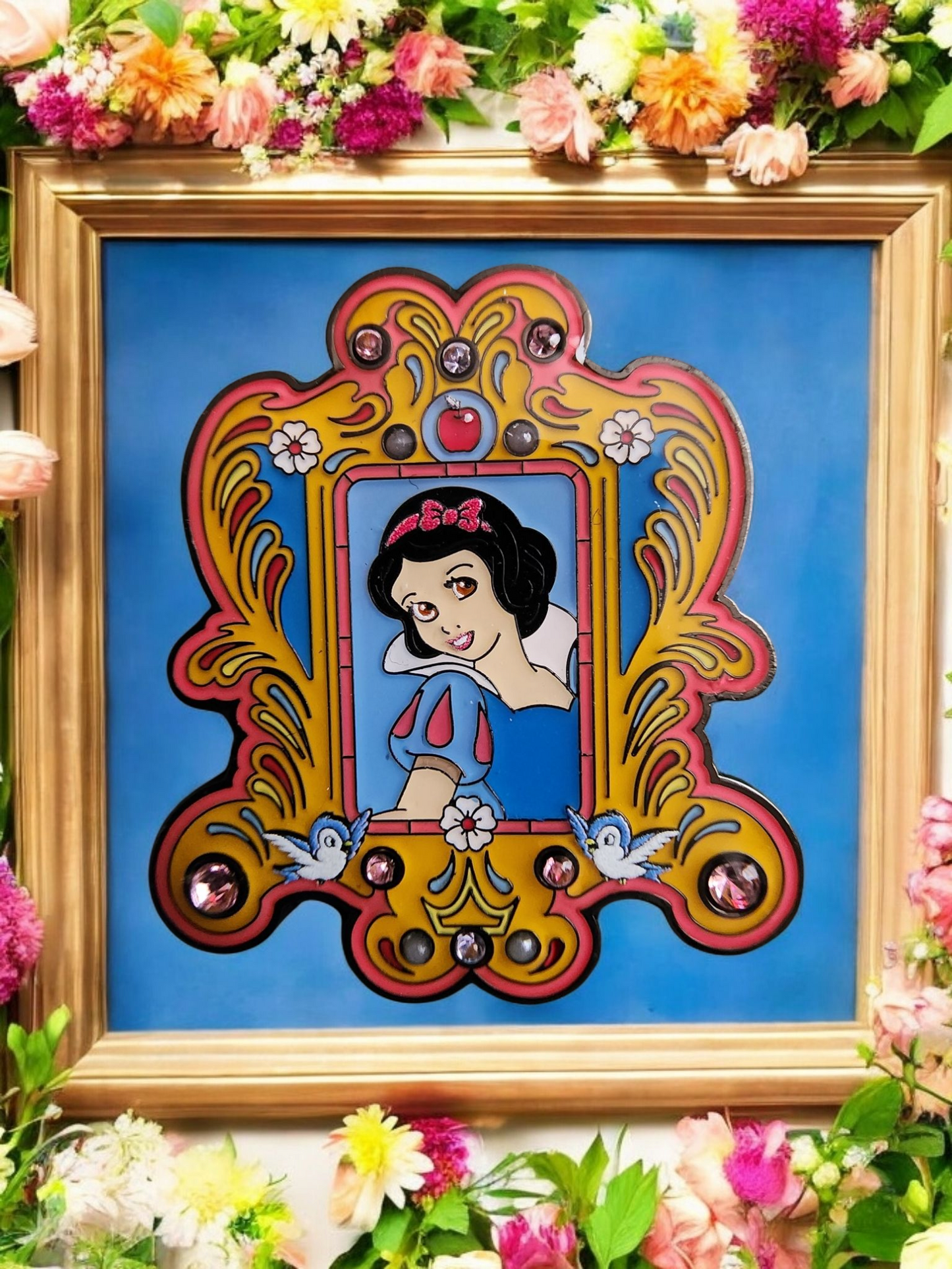 Loungefly Disney Princess Jeweled Portrait Frame Mystery Pins