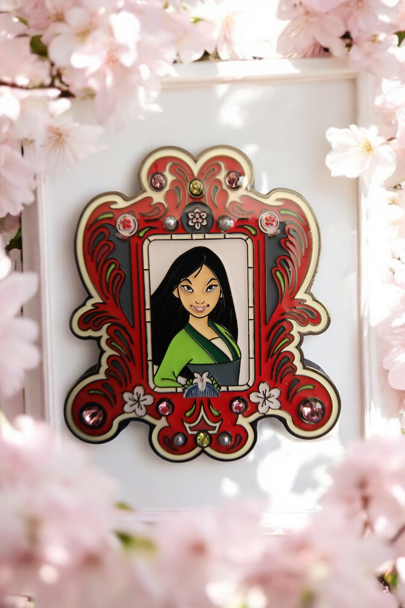 Loungefly Disney Princess Jeweled Portrait Frame Mystery Pins