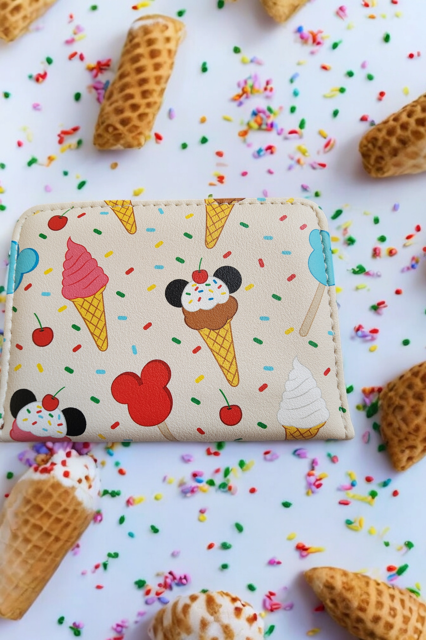 Loungefly Disney Mickey & Minnie Ice Cream Treats Wallet