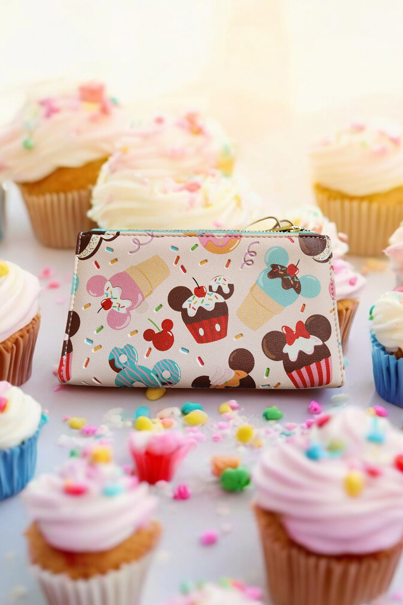 Loungefly Disney Mickey and Minnie Sweet Treats Wallet