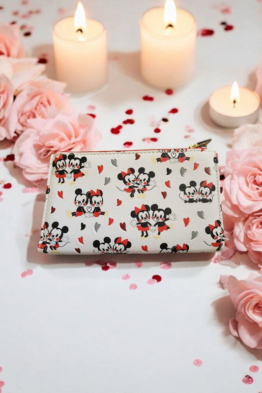 Loungefly Disney Mickey and Minnie Mouse Love Valentine's Wallet