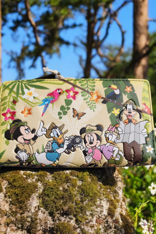 Loungefly Disney Mickey and Friends Safari Wallet