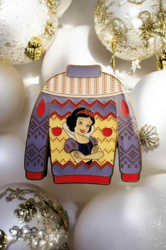 Loungefly Disney Princess Ugly Christmas Sweater Exclusive Mystery Pins