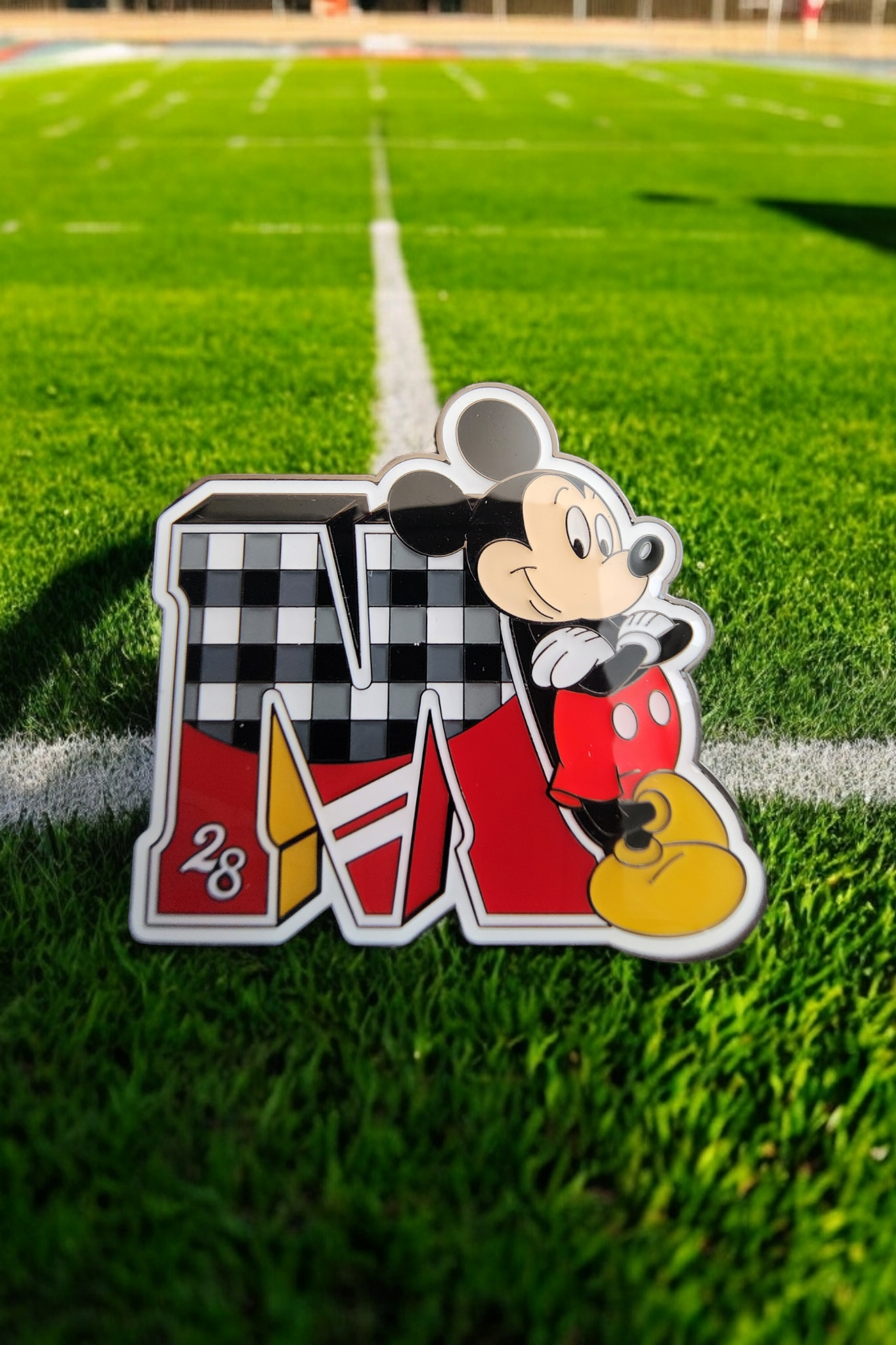 Loungefly Disney Mickey Mouse Varsity Letter Pin