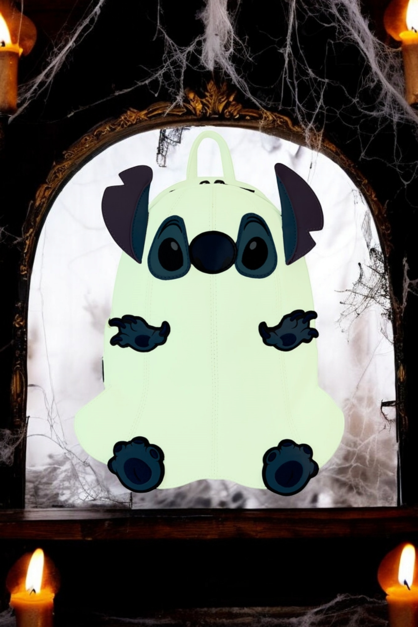 Loungefly Disney Stitch as a Ghost Halloween Backpack