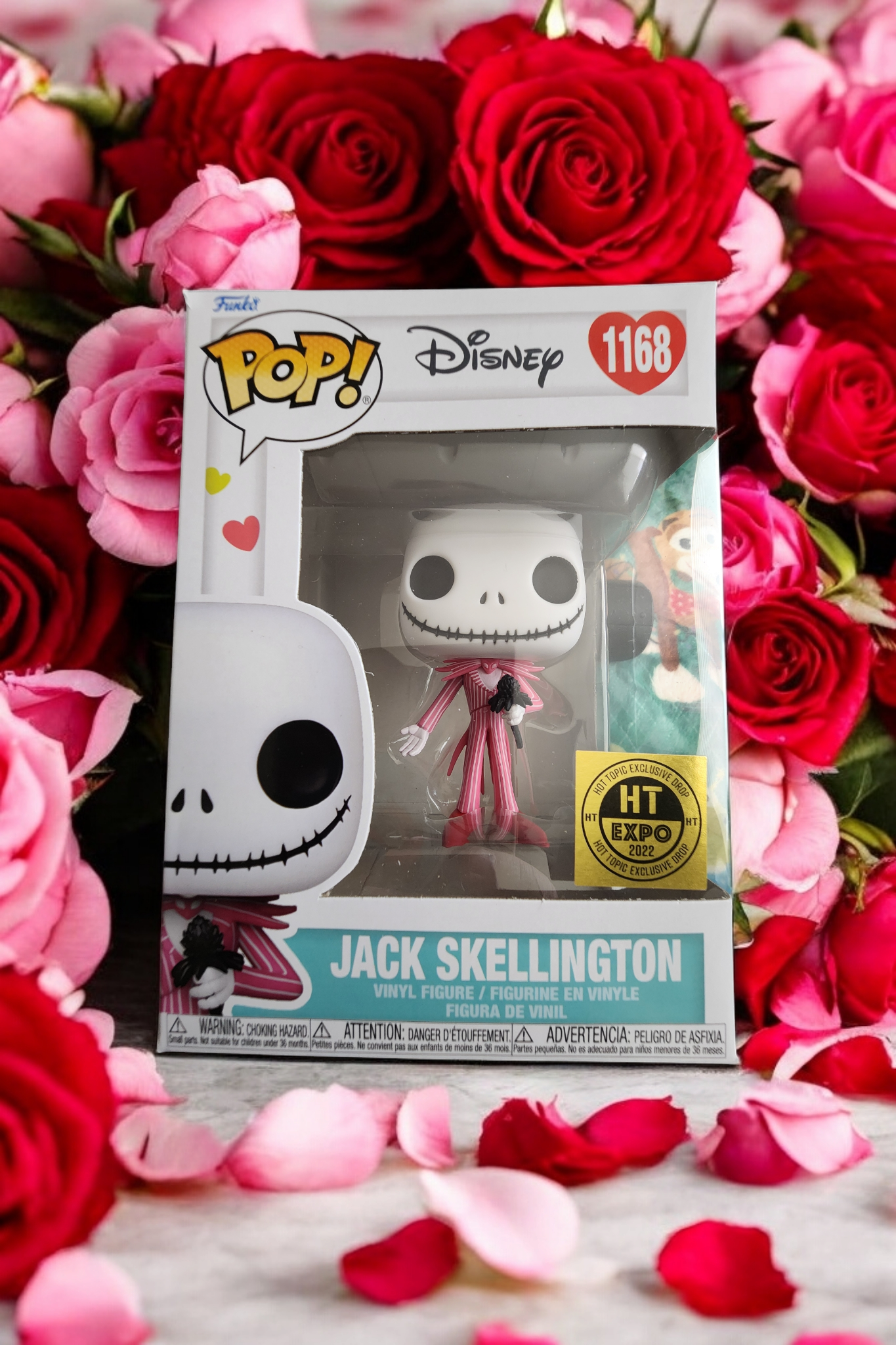 Funko Pop Disney Nightmare Before Christmas Jack Skellington Valentine's Figure