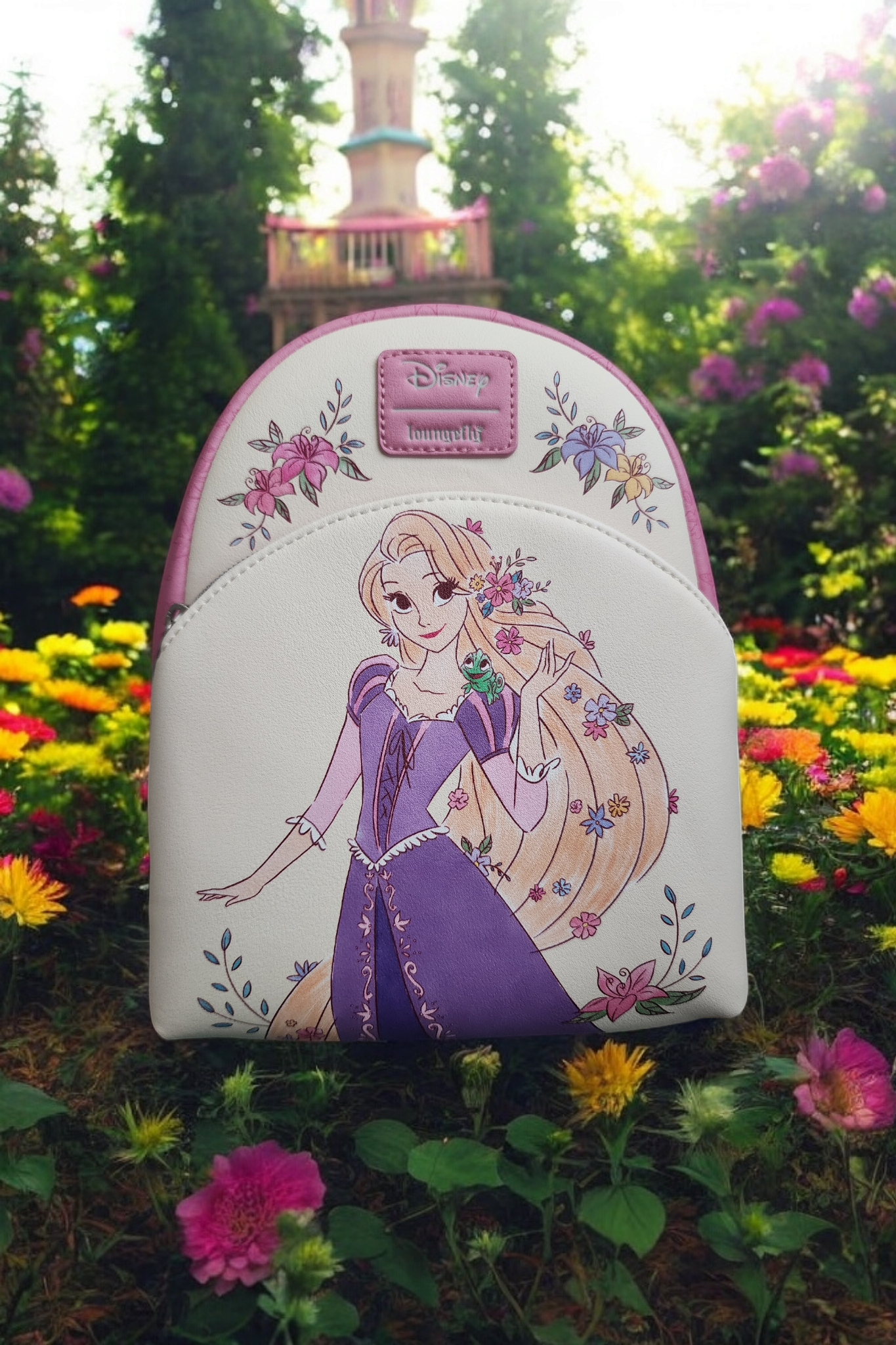 Loungefly Disney Tangled Rapunzel Floral Backpack