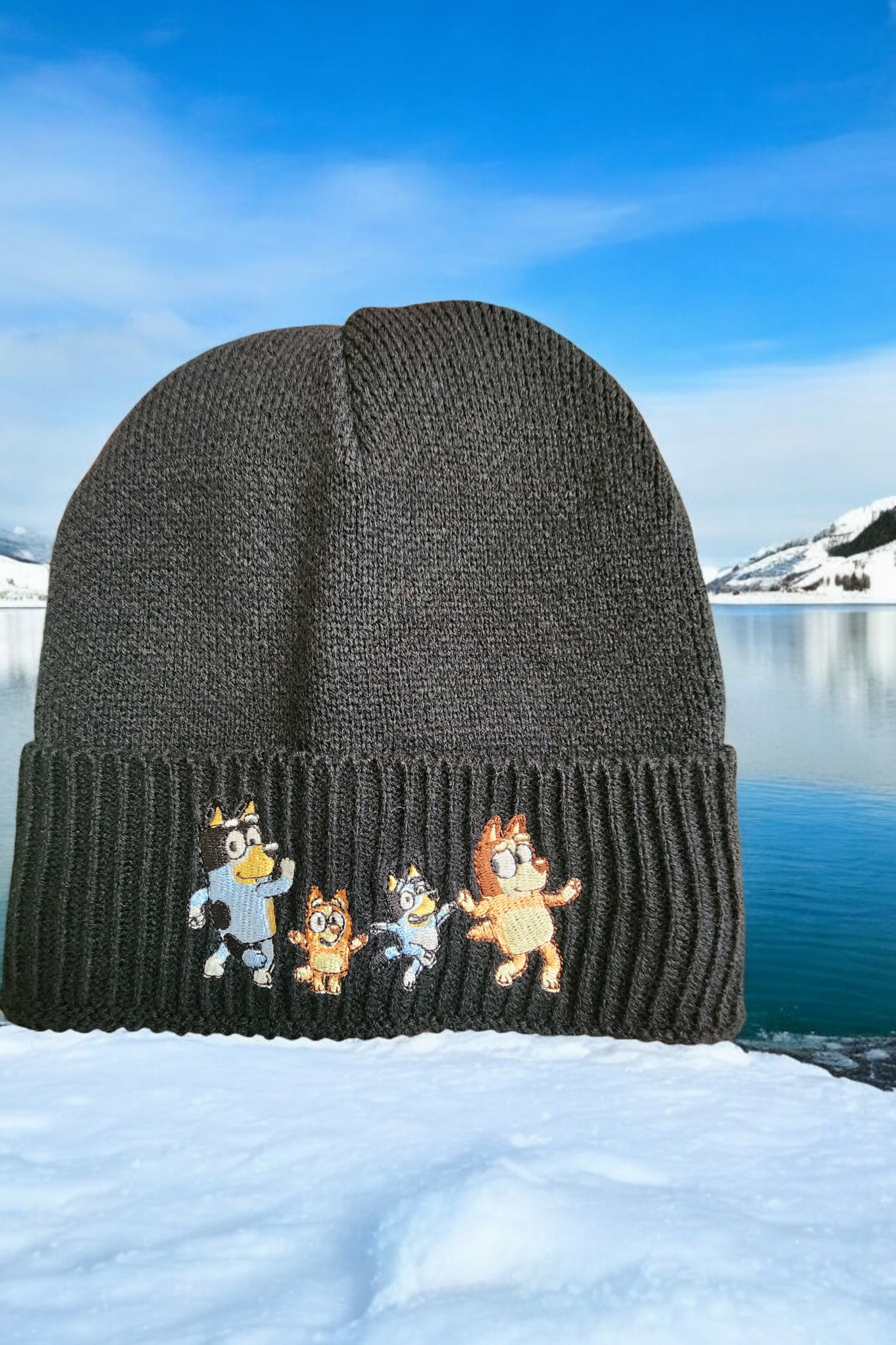 Blue Heeler Bluey and Family Beanie