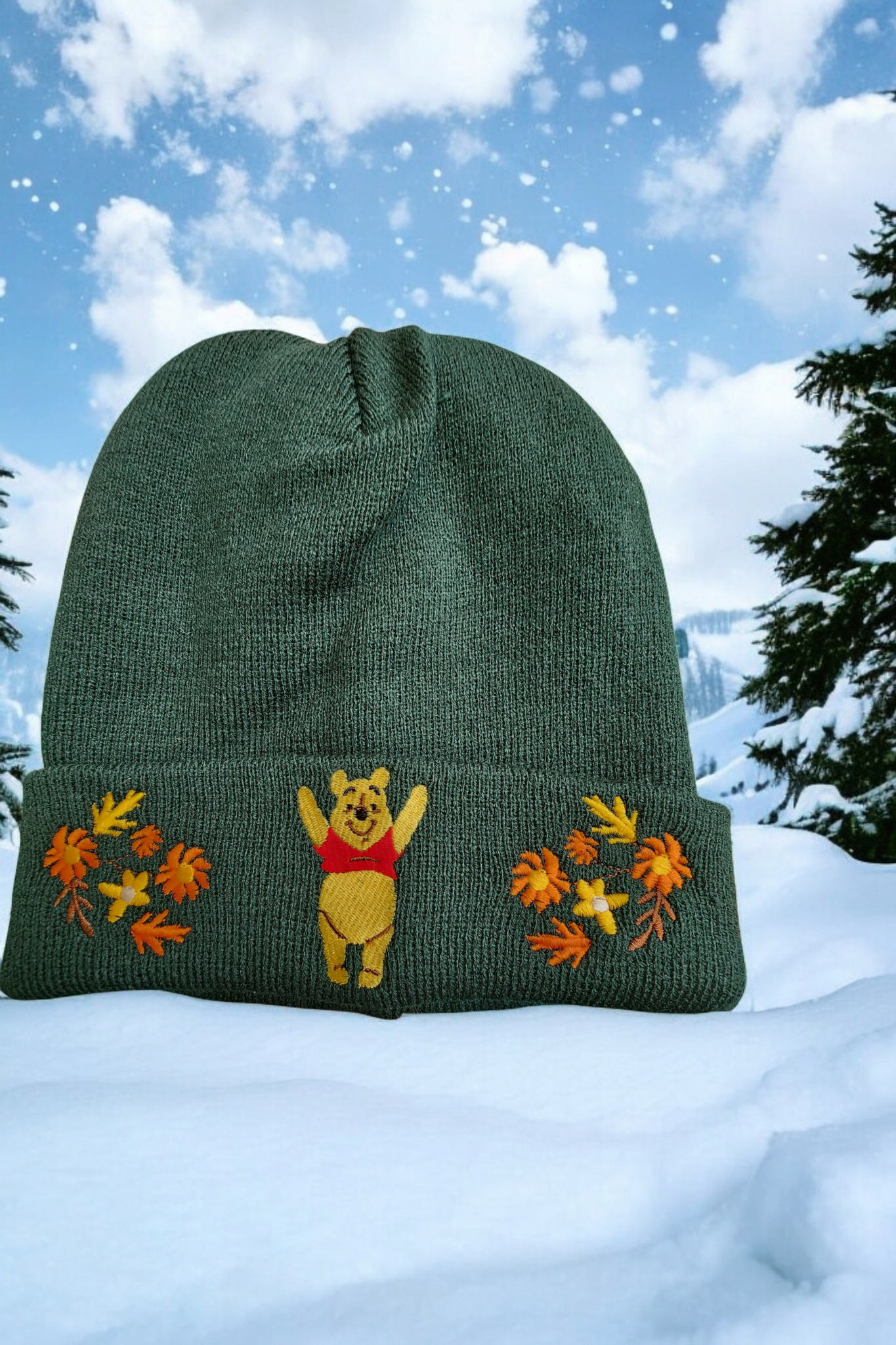 Disney Winnie the Pooh Floral Beanie