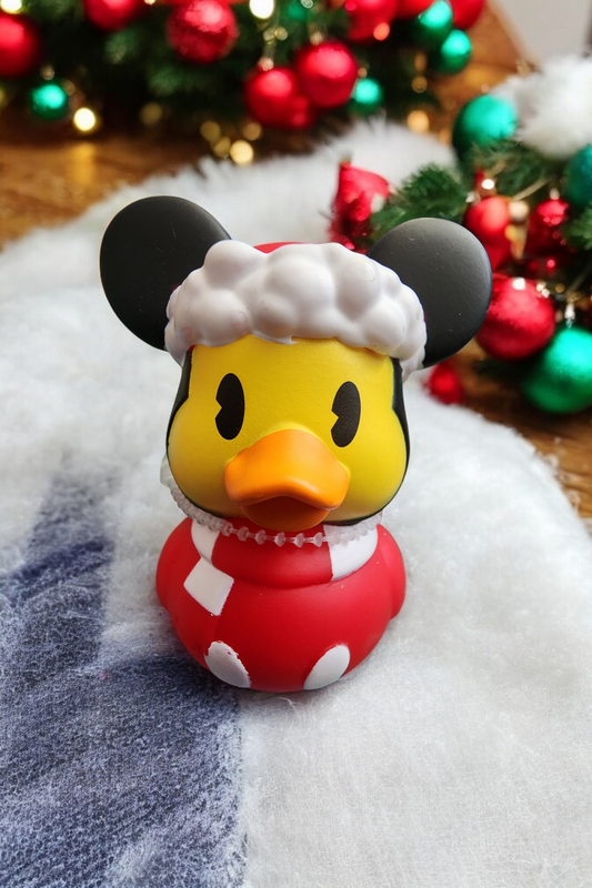 Disney Mickey Mouse Santa Rubber Duckie