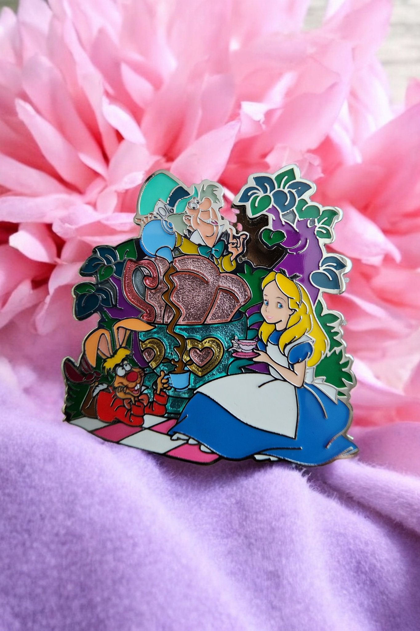 Loungefly Disney Alice in Wonderland Tea Party Pin