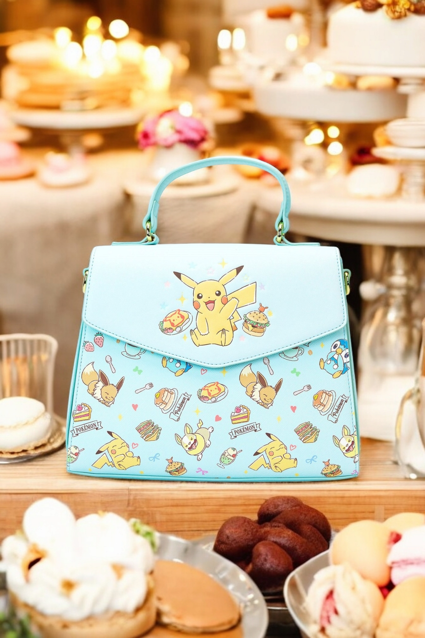 Loungefly Pokemon Pastel Cafe Crossbody Bag