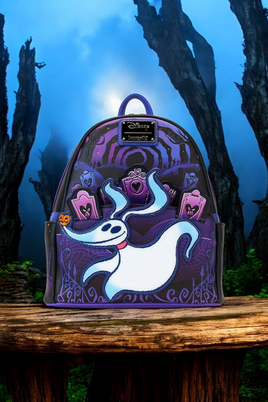 Loungefly Disney Nightmare Before Christmas Zero Cemetery Backpack