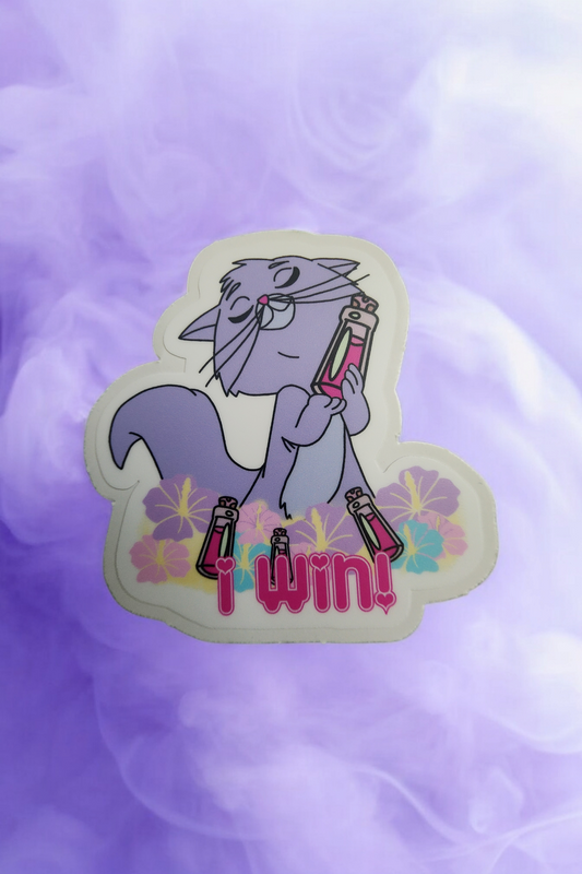 Disney Yzma as a Cat Sticker