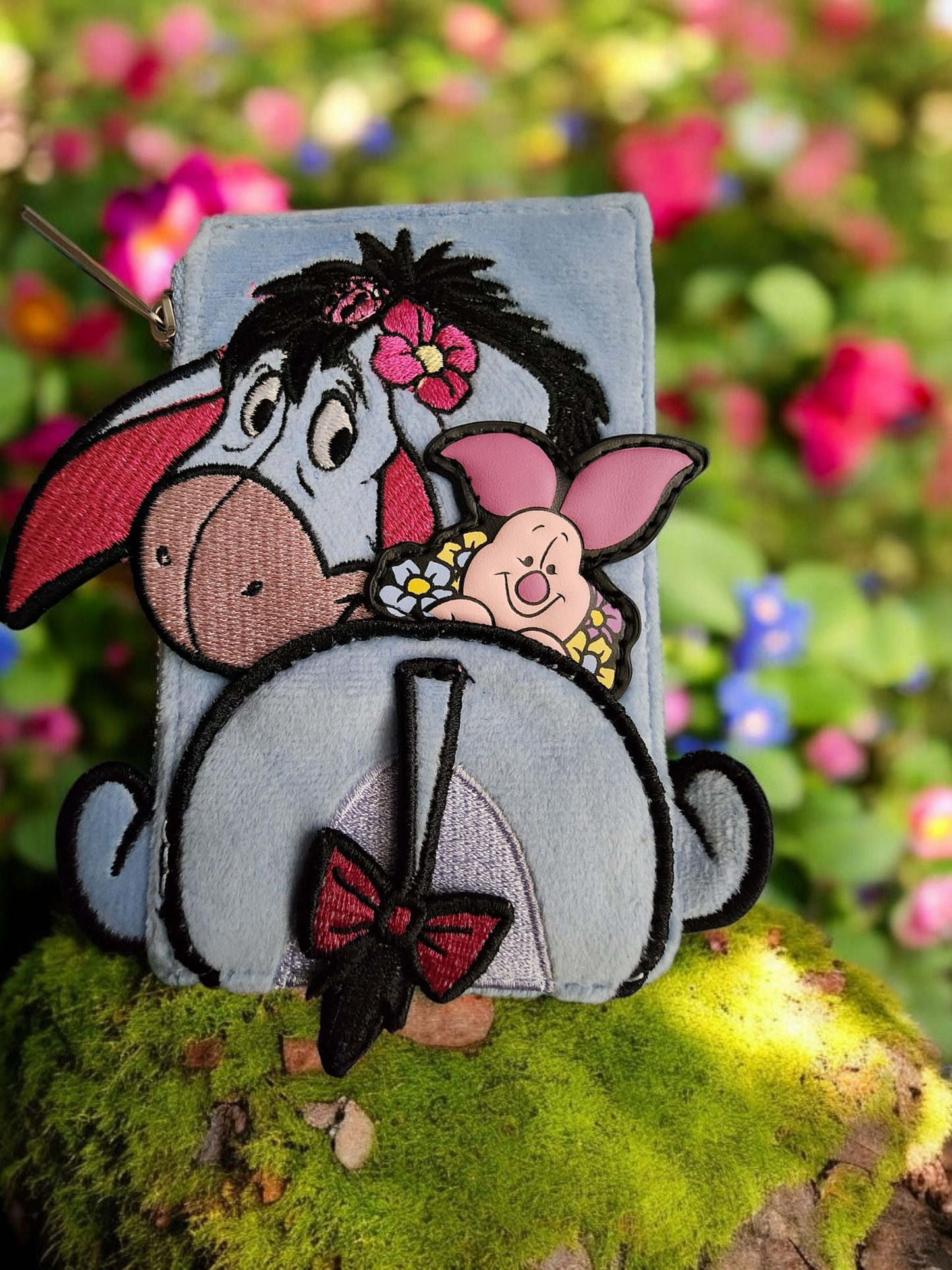 Loungefly Disney Eeyore and Piglet Floral Card Holder