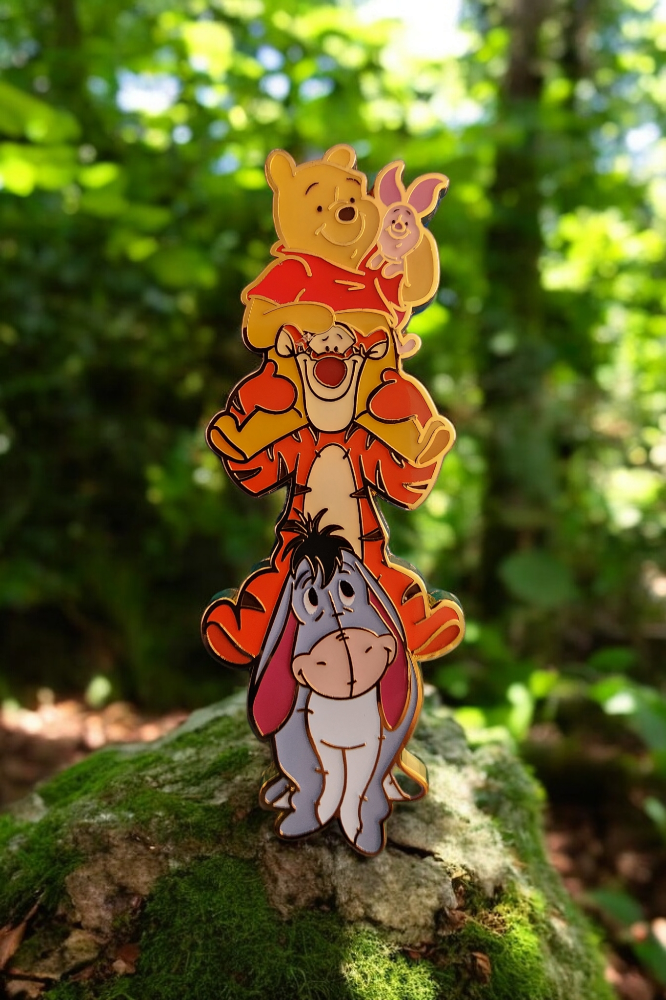 Loungefly Disney Winnie the Pooh and Friends Stacked Characters Pin