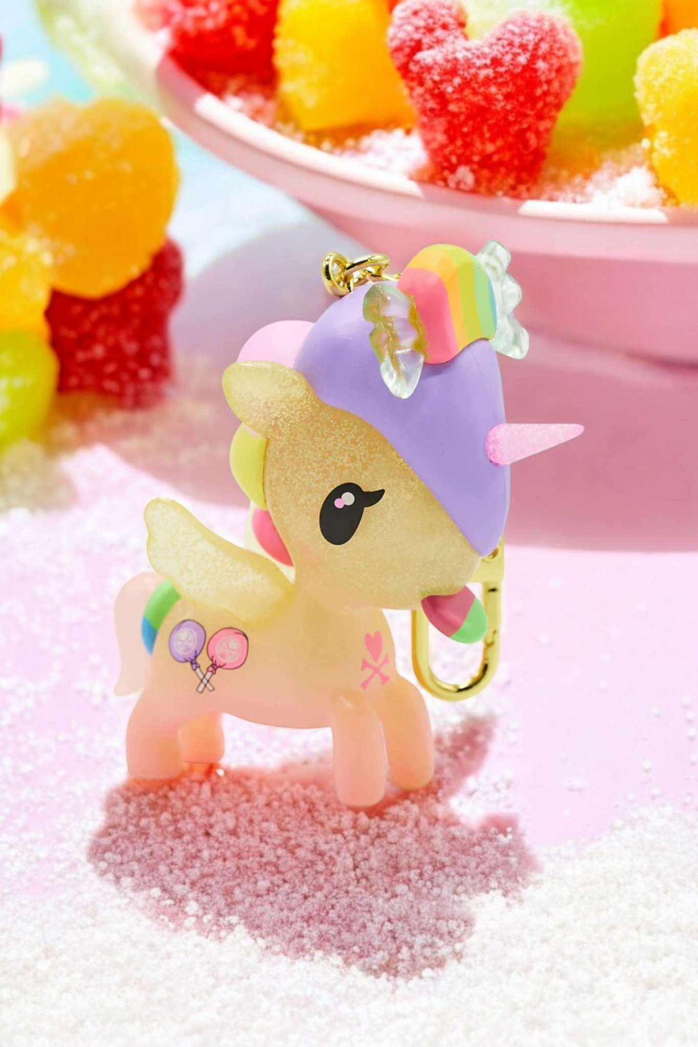 Tokidoki Unicorno Hard Candy Bag Clip