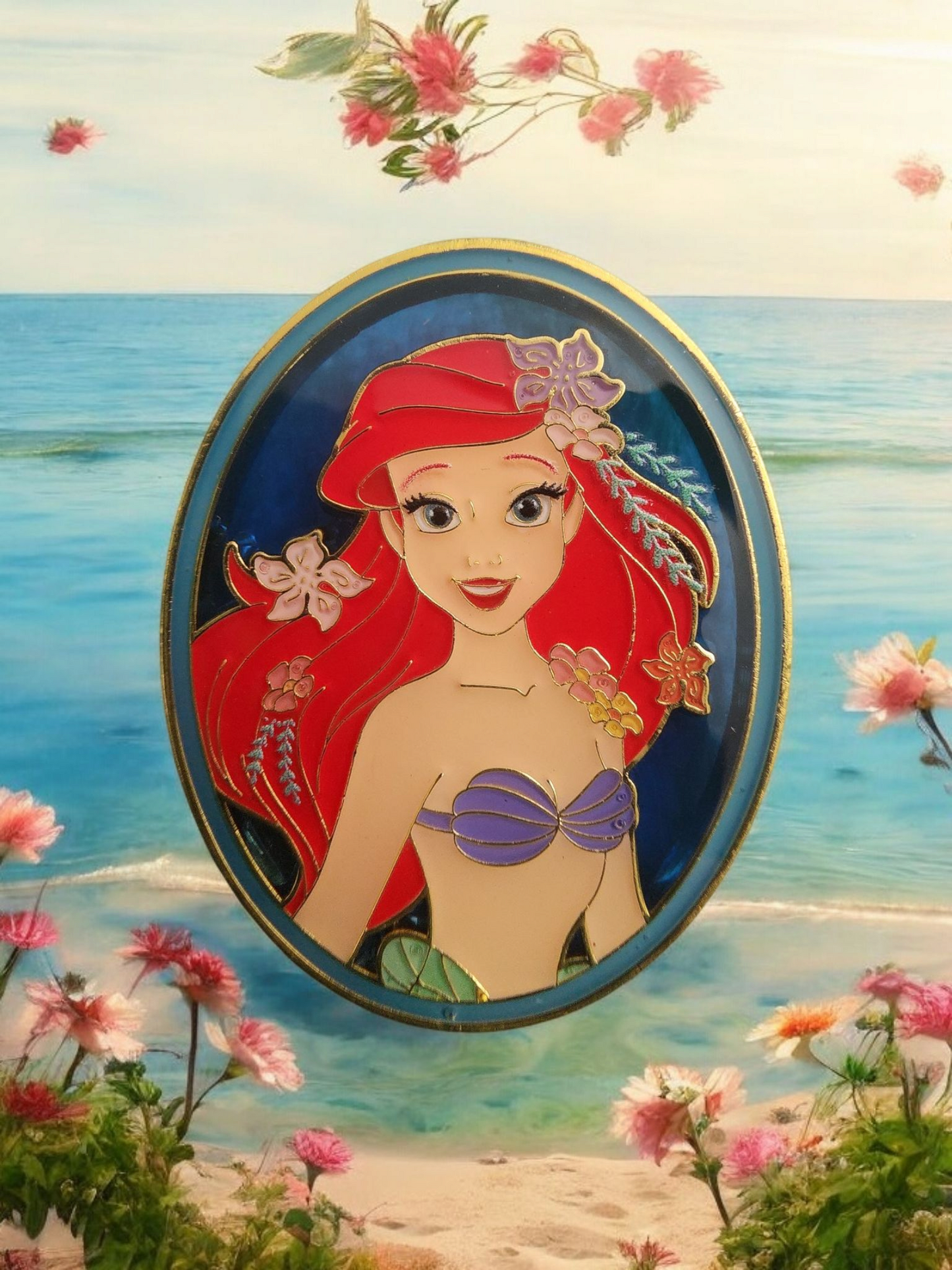 Loungefly Disney Princesses Floral Portrait Mystery Pins