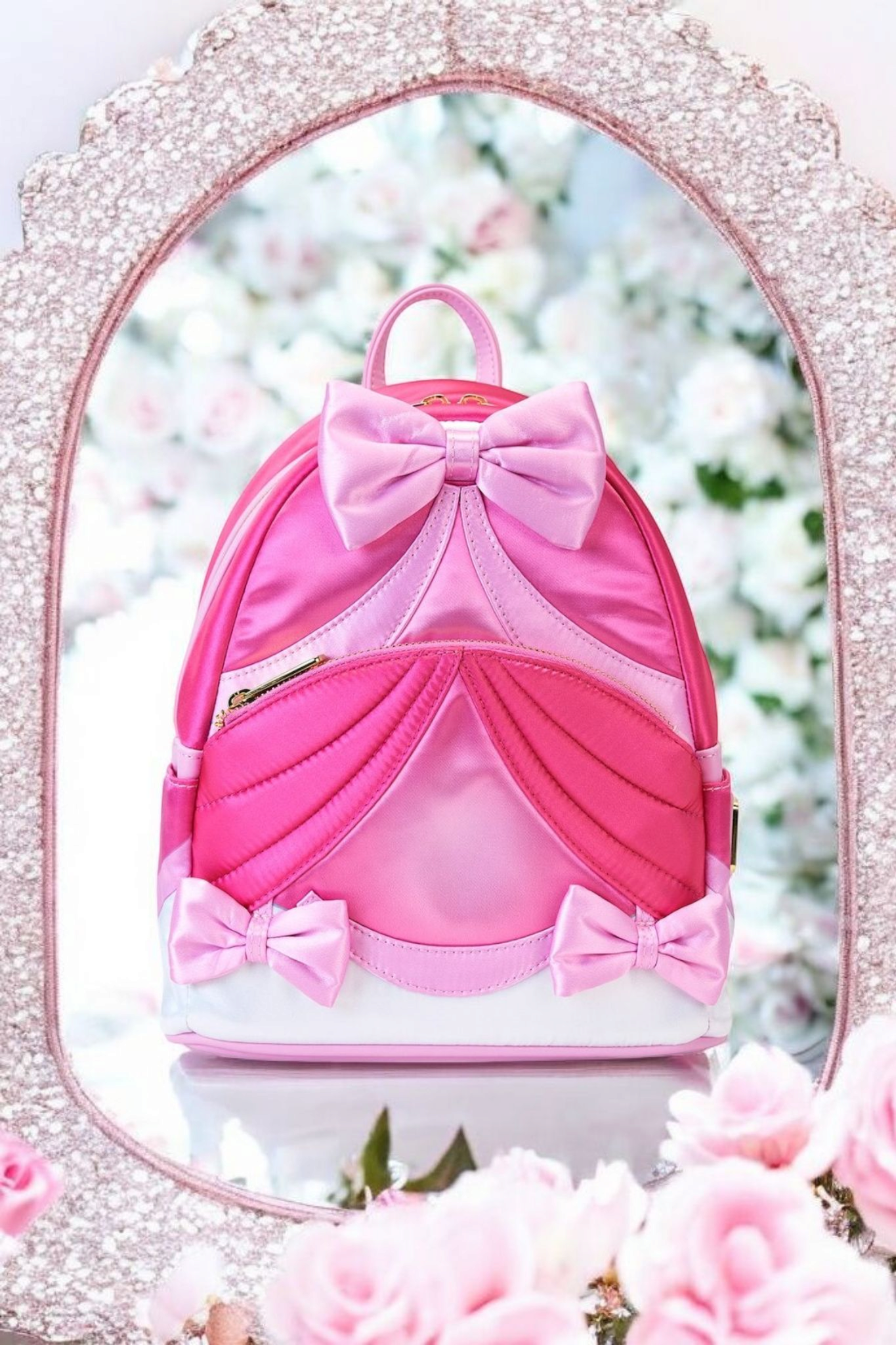 Loungefly Disney Cinderella 75th Anniversary Pink Dress Backpack