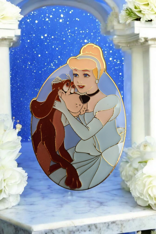 Loungefly Disney Cinderella and Bruno Pin