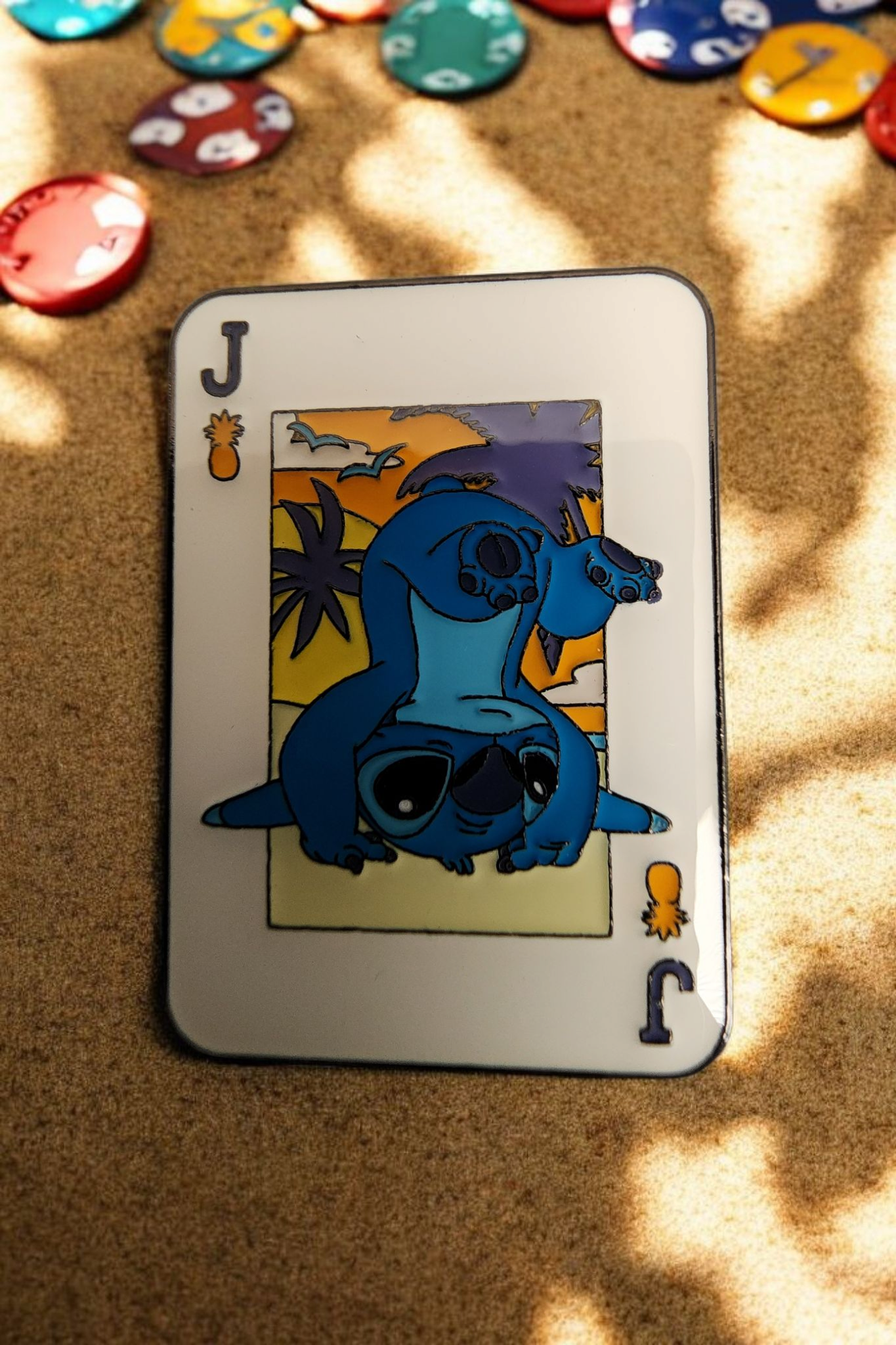 Loungefly Disney Lilo and Stitch Playing Cards Mystery Pins