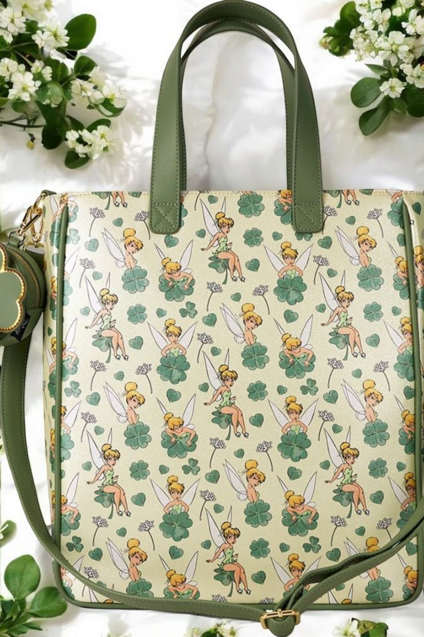 Loungefly Disney Tinkerbell Four Leaf Clover Backpack