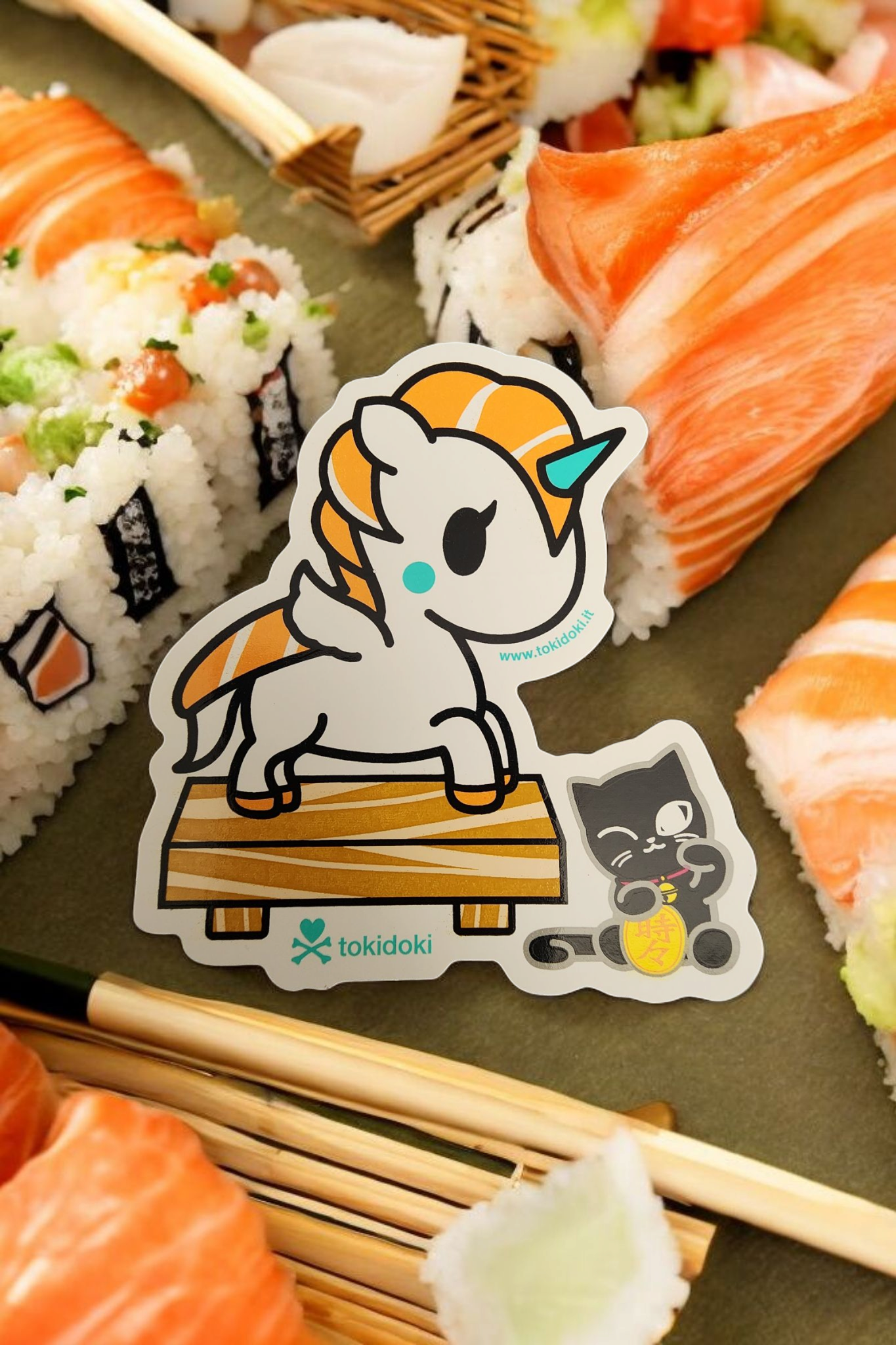 Tokidoki Unicorno Sushi Sticker